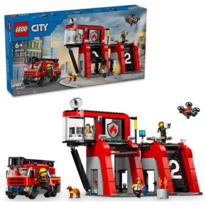 LEGO City Fire Station With Fire Truck