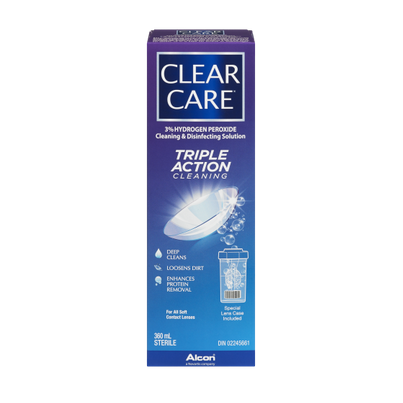 Clear Care Cleaning & Disinfecting Solution Triple Action