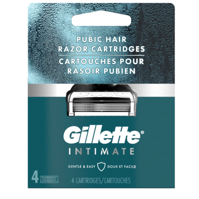 Gillette Pubic Hair Cartridges Gentle & Easy