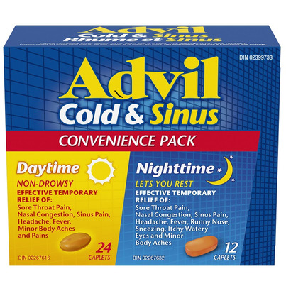 Advil Cold & Sinus Daytime/Nighttime Convenience Pack