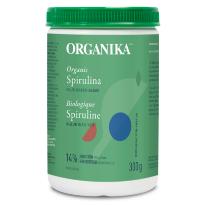 Organika Organic Spirulina Blue-Green Algae Powder
