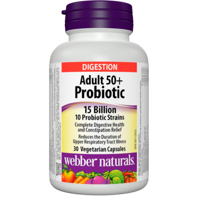 Webber Naturals Adults 50+ Probiotic 15 Billion