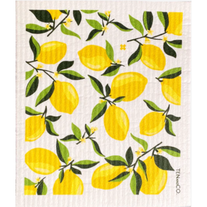 Ten & Co. Sponge Cloth Lemon Blossom