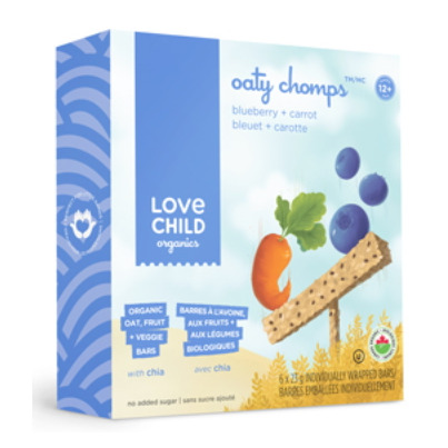 Love Child Organics Blueberry & Carrot Oaty Chomps