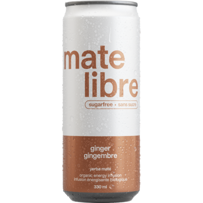 Mate Libre Yerba Mate Organic Energy Infusion Ginger Zero