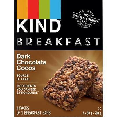 KIND Breakfast Bars Dark Chocolate Cocoa