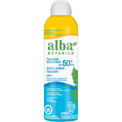 Alba Botanica Very Emollient Sport Continuous Spray Sunscreen SPF50+