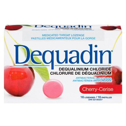 Dequadin Medicated Throat Lozenges Cherry