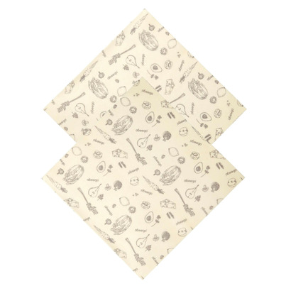 Abeego Square Beeswax Wraps Large