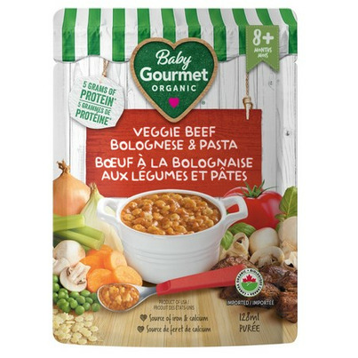 Baby Gourmet Veggie Beef Bolognese And Pasta Stars Baby Food