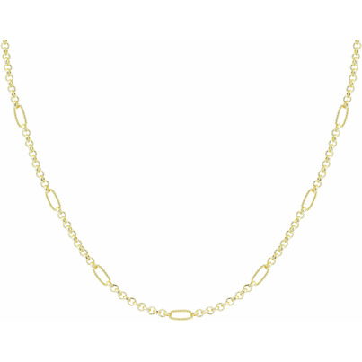 Natalie Wood Designs Eclipse Chain Layering Necklace Gold