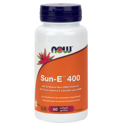 NOW Foods SUN-E 400 IU Vitamin E Softgels