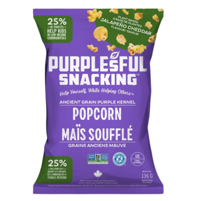 Purplesful Snacking Purple Kernel Popcorn Jalapeno Cheddar