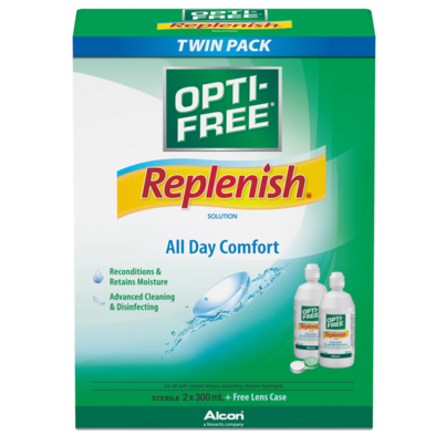 Opti-Free Replenish Solution Twin Pack