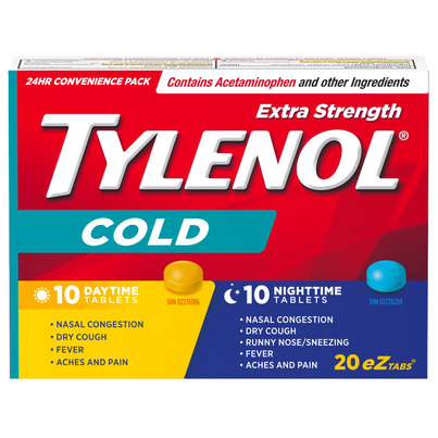 Tylenol Cold Extra Strength Day + Night EZ Tabs