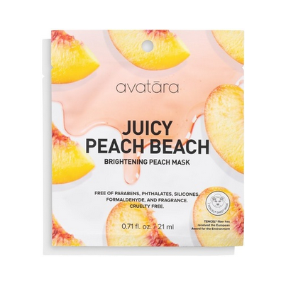 Avatara Face Mask Peach Beach Brightening Gift With Purchase