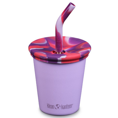 Klean Kanteen Kid Cup With Straw Lid And Matching Straw Crocus Petal