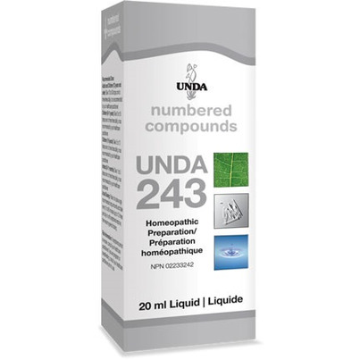 UNDA Numbered Compounds UNDA 243 Homeopathic Preparation