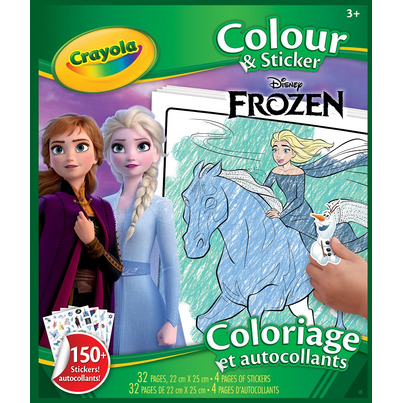 Crayola Frozen Ll Colour & Sticker Pages