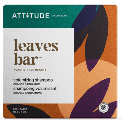 ATTITUDE Shampoo Bar Volumizing Orange Cardamom