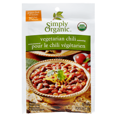 Simply Organic Vegetarian Chili Seasoning Mix