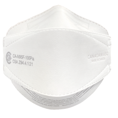 CANADAMASQ Q100 CSA Certified N95 Respirator Mask Large White
