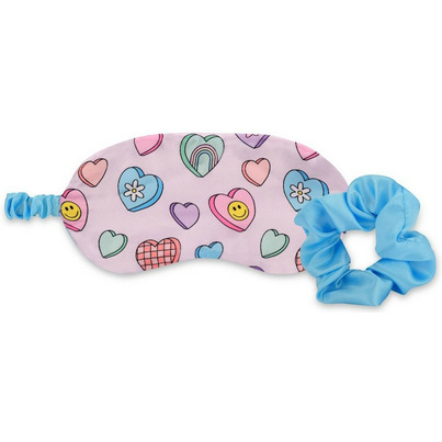 IScream Candy Hearts Eye Mask And Scrunchie Set