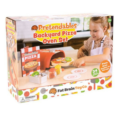Fat Brain Toys Pretendables Pizza Backyard Oven Set