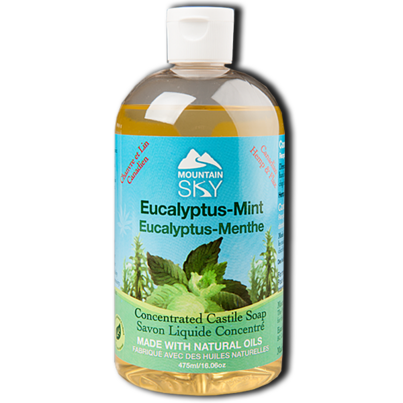 Mountain Sky Eucalyptus-Mint Castile Liquid Soap