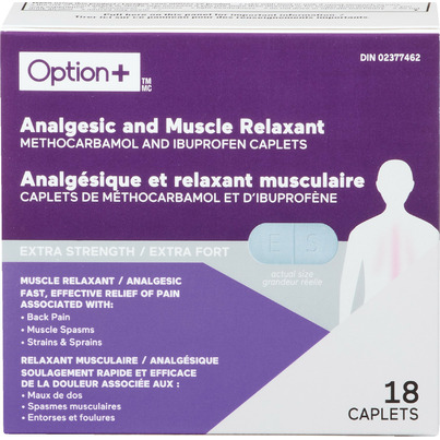 Option+ Analgesic And Muscle Relaxant Caplets