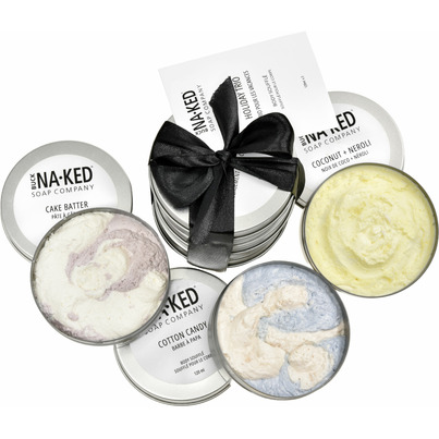 Buck Naked Soap Company Holiday Body Souffle Trio