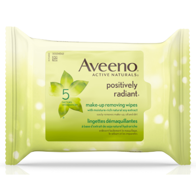 Aveeno Positively Radiant Make-up Removing Wipes