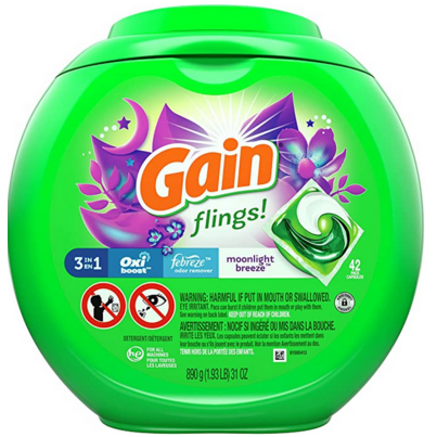 Gain Flings Laundry Detergent Moonlight Breeze