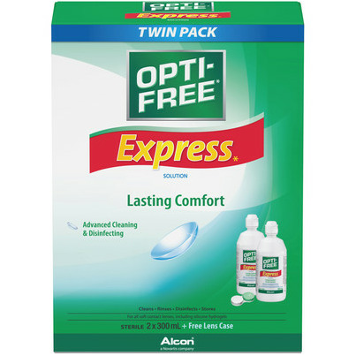 Opti-Free Express Multipurpose Contact Lens Solution Twin Pack