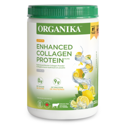 Organika Enhanced Collagen Protein Lemon