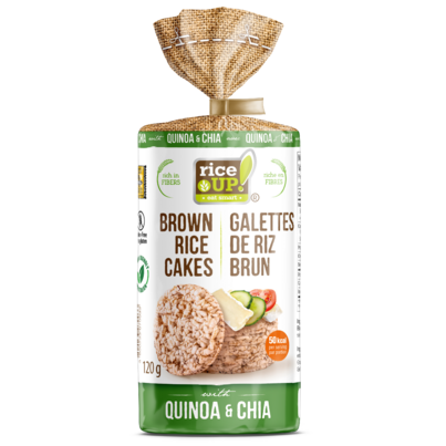 RiceUP! Brown Rice Cakes With Quinoa & Chia