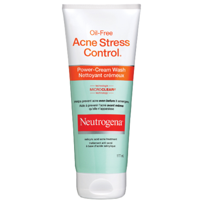 Neutrogena Oil Free Acne Stress Control Power Cream Wash