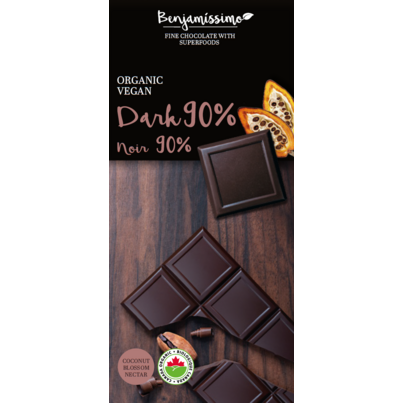 Benjamissimo Dark 90% Chocolate Bar