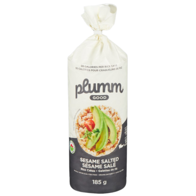 Plum.M.Good Organic Sesame Rice Cakes Salted
