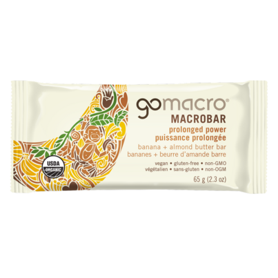 GoMacro MacroBar Prolonged Power Banana + Almond Butter