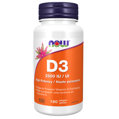 NOW Foods Vitamin D3 2500 IU