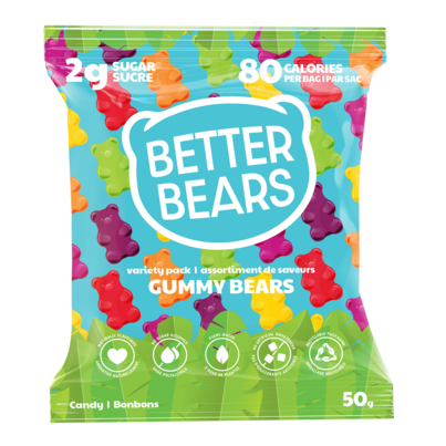 Better Bears Vegan Gummy Bears Variety Pack