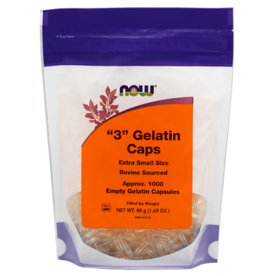 NOW Foods Gelatin Caps - 3
