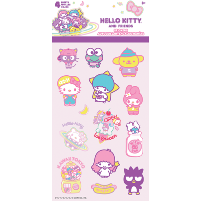 Trends Hello Kitty And Friends 4 Sheet Stickers