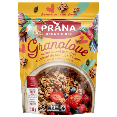 PRANA GRANOLOVE Granola Cereals Oatmeal Cookie Crunch