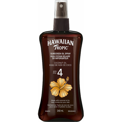 Hawaiian Tropic Oil Sunscreen Spray SPF 4