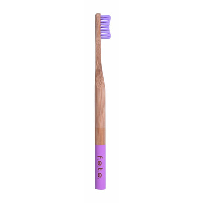 F.e.t.e. Bamboo Toothbrush Purple Soft