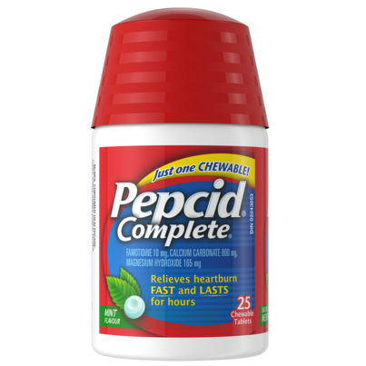 Pepcid Complete Chewable Mint Tablets