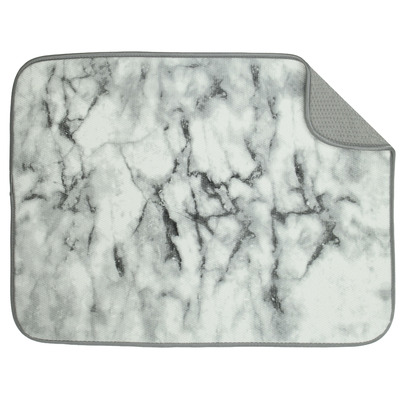 Envision Dish Drying Mat Marble Look