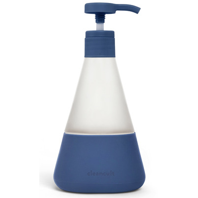 Cleancult Liquid Hand Soap Glass Bottle Midnight Blue
